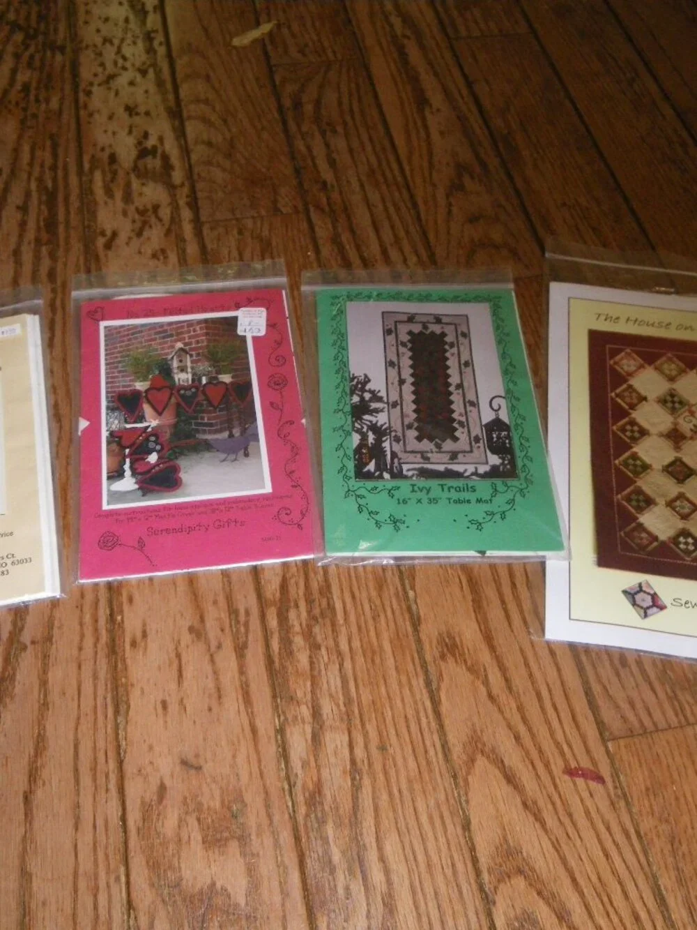 5 Quilting / Runner Instruction Kits Moose on the Loose House on Edgewood Lane+